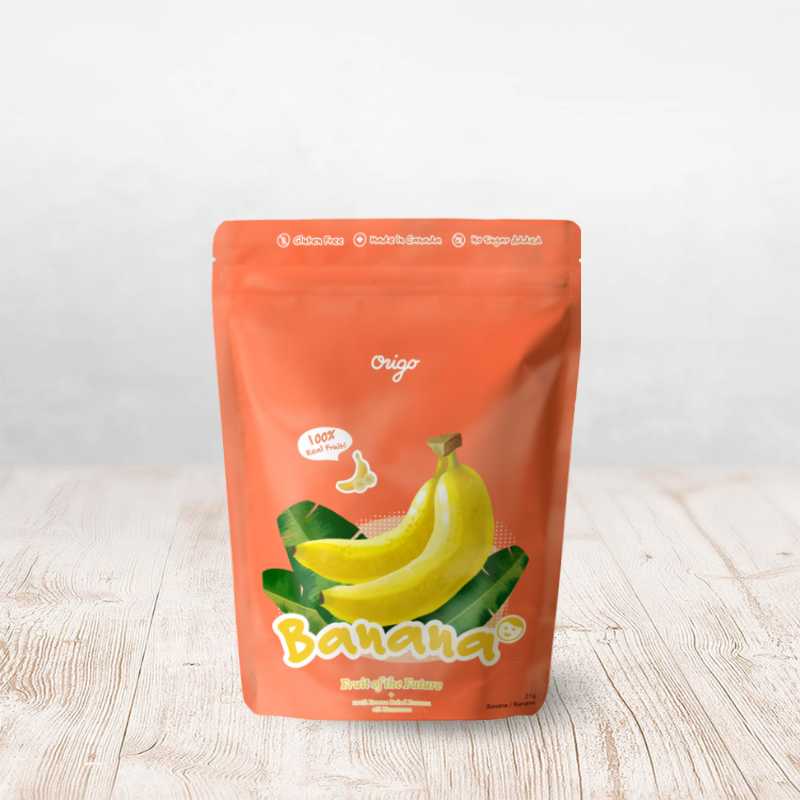Origo Banana Freeze Dried Fruit (30 gr)
