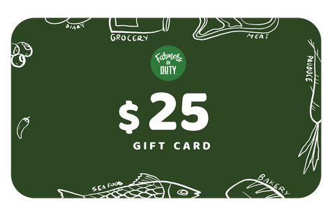 FOD Gift Card $25 (Only Online)